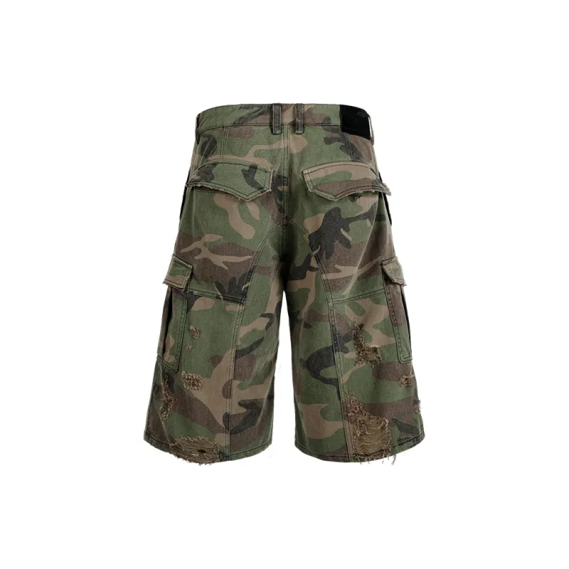 Antidote Worldwide Cargo Shorts Unisex Camouflage-1