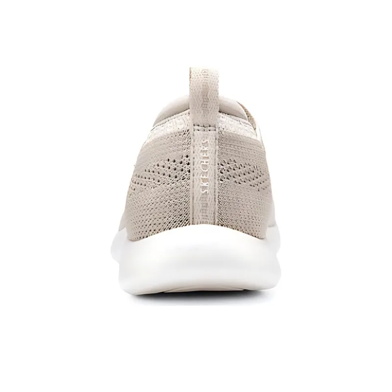 Skechers Wear Resistant Breathable Supportive Balanced Lightweight Low Top Casual Shoes Women's Taupe-3