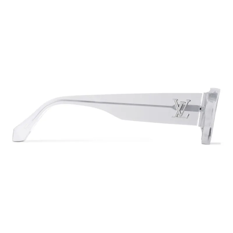 LOUIS VUITTON Cat Eye Sunglasses Men's White-2