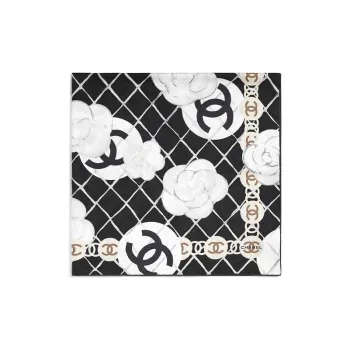 CHANEL Accessories Silk Scarves Women's
