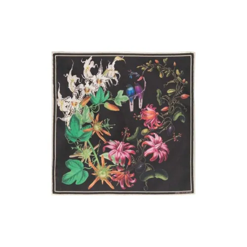 DRIES VAN NOTEN Floral-print Silk Scarf