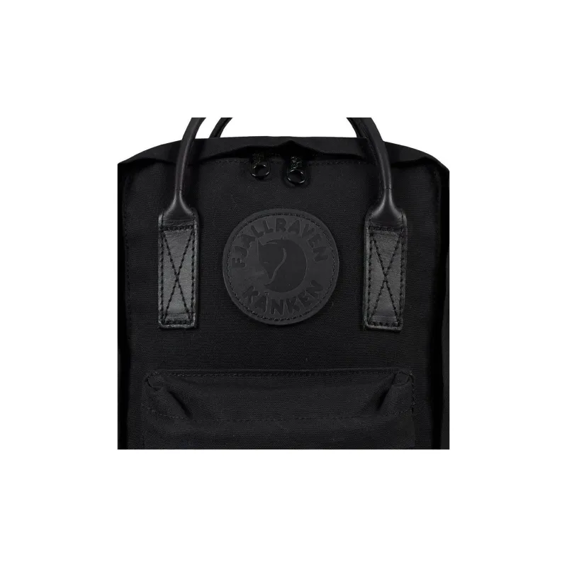 Fjallraven Kanken Cotton Backpack Mini Unisex Black-1