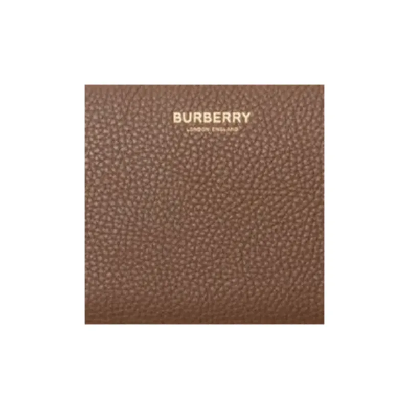 Burberry Cow Leather Wallet Large Size Women's Earth Tone-3