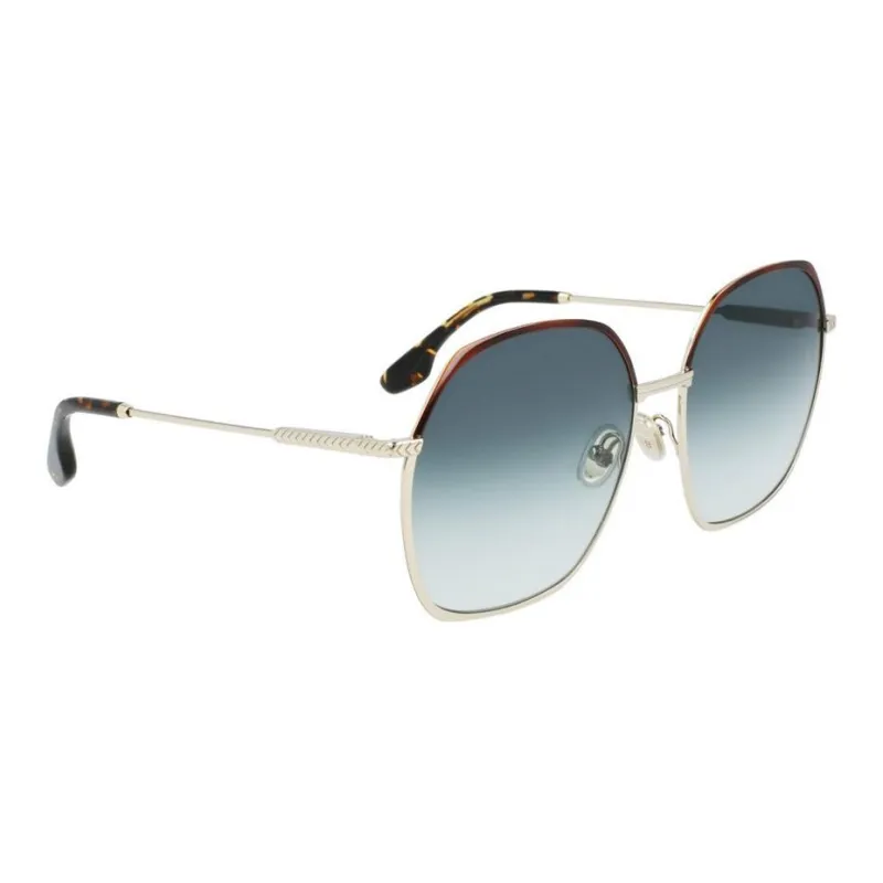 Victoria Beckham Square Sunglasses Women's Silver-2