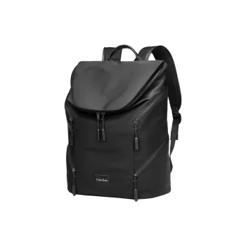 COLINS KEIRS Nylon Fabric Laptop Backpack Large Size Unisex Black