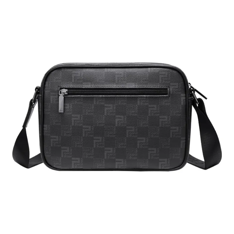 POLO PVC Synthetic Leather Shoulder Bag Regular Men's Black-7