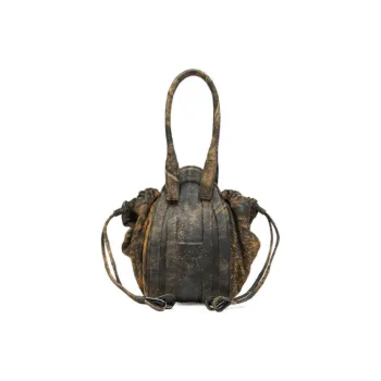 DIESEL 1DR Leather Bucket Bag