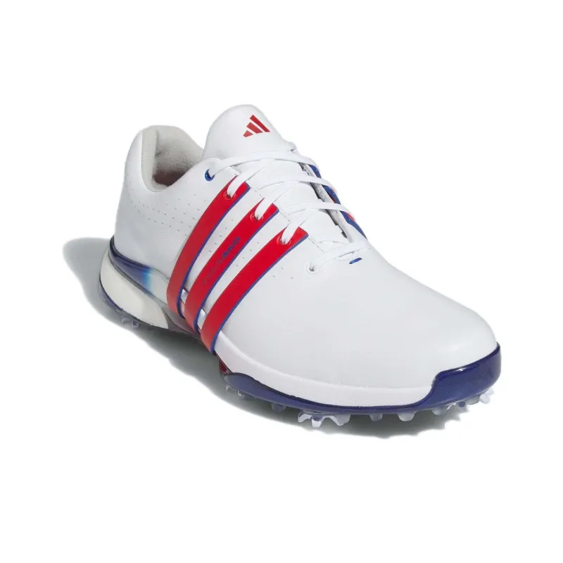 Adidas Tour360 24 Golf Cloud White Better Scarlet Royal Blue-2