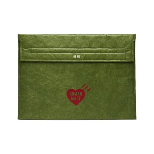 HUMAN MADE Clutches Olive Brown