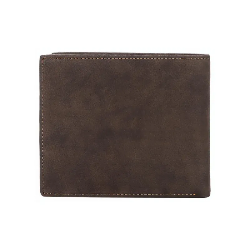 ELLE HOMME Cow Leather Wallet Regular Men's Coffee-1
