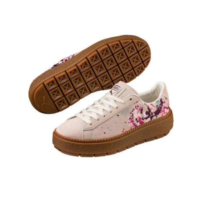 PUMA Platform Trace Digitemb 'Pink' Women's-3