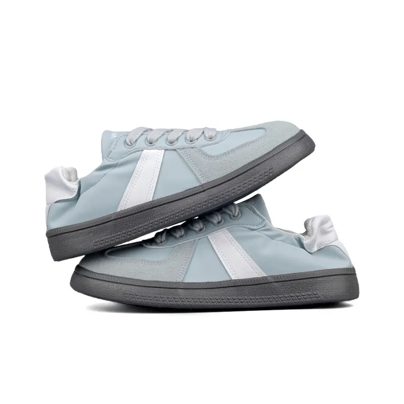 WENPU Slip Resistant Impact Resistant Lightweight Breathable Low Top Skateboard Shoes Women's-2
