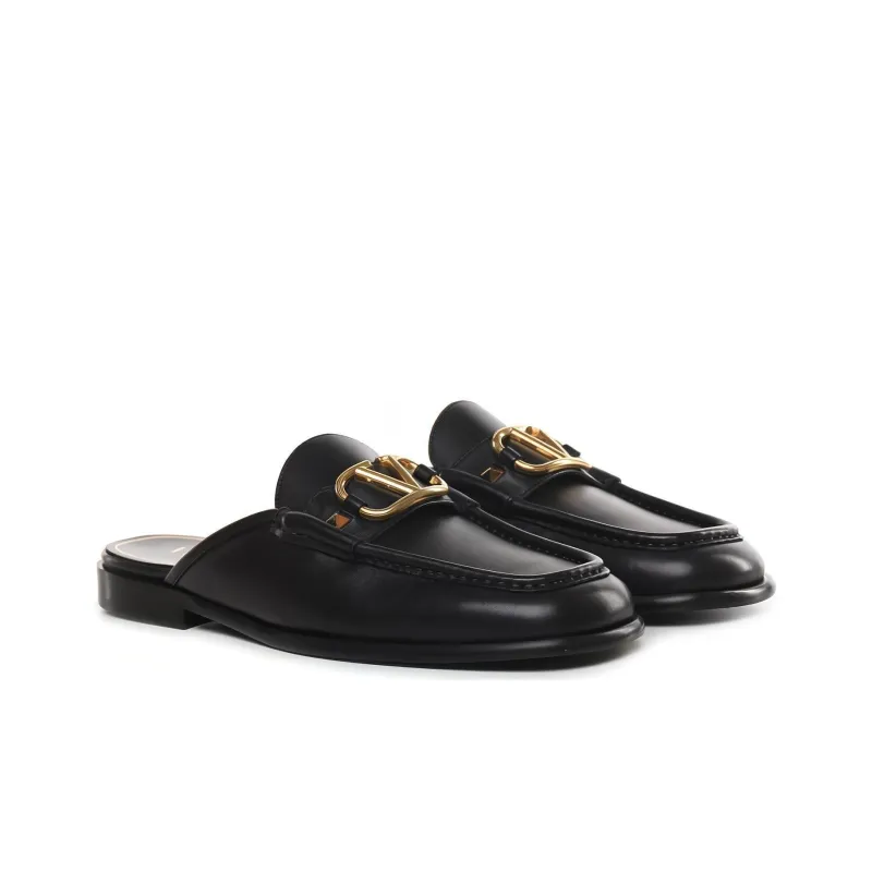 Valentino Casual Slippers Men's Black-2