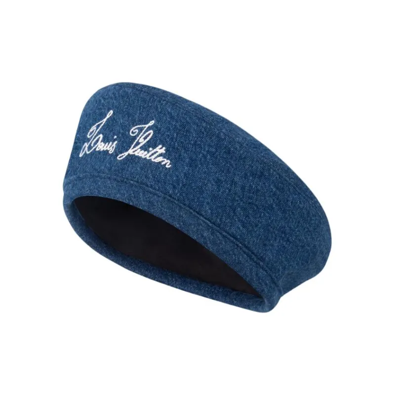 LOUIS VUITTON Denim Beret-1