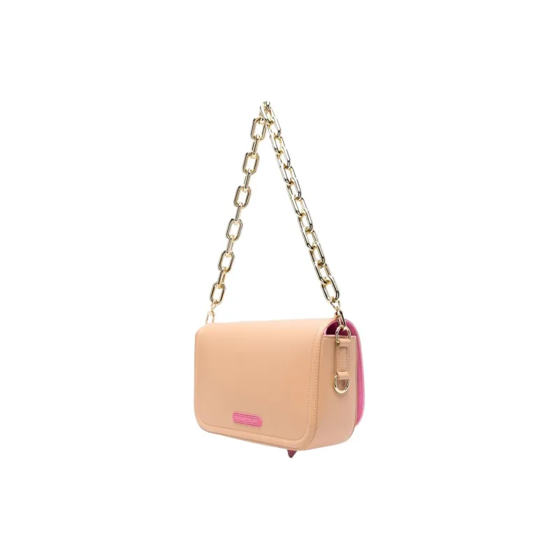 CHIARA FERRAGNI Eyelike Artificial Leather Handbag Shoulder Bag Women's Light Brown-1