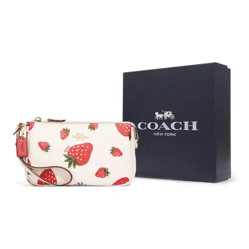 COACH Nolita Canvas With Leather Mahjong Bag Shoulder Bag Handbag Shoulder Bag Women's White-5