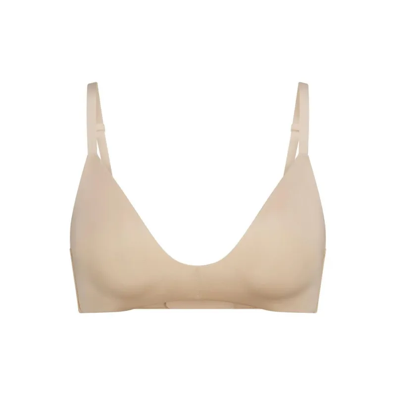 SKIMS WIRELESS FORM T-SHIRT DEMI BRA Bra Women's 1 Pack SAND/Sand-0