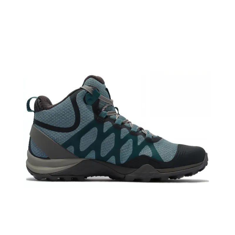 MERRELL Siren 3 Cushioning Wear-Resistant High-Top Hiking Shoes Women's Blue Gray-1
