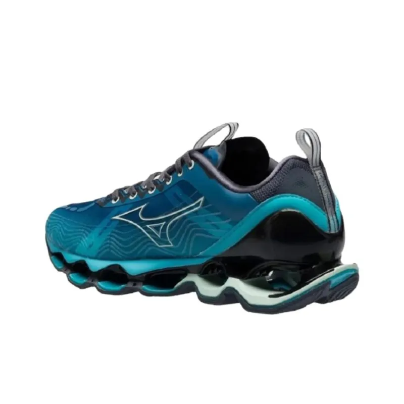 Mizuno Pro Anti-Slip And Wear-Resistant Breathable Low-Top Running Shoes Men's Blue-1