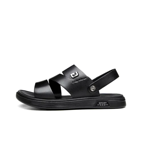 SHUPATE Beach Sandals Men's Black