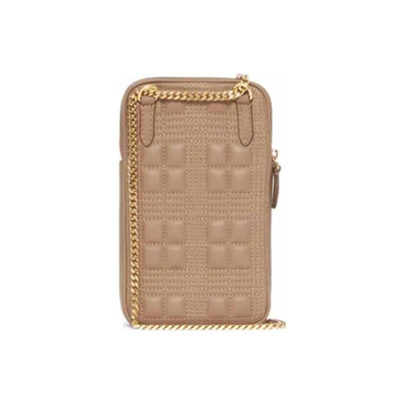 Burberry Lola Lola Bag Lambskin Storage Bag Cell Phone Pouch Shoulder Bag Crossbody Bag Mini Women's Camel-3