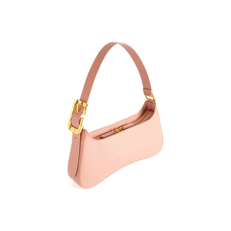 C.LI Cow Leather Cat Head Bag, Shoulder Bag Women's Luo Ying Black/Thin Persimmon Pink/Red Tea Brown-5