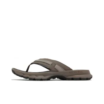MERRELL Slip-Resistant Flip Flops Women's Stone Gray