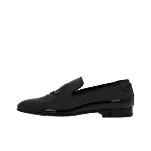 PHILIPP PLEIN Skull&Bones Patent Leather Loafers