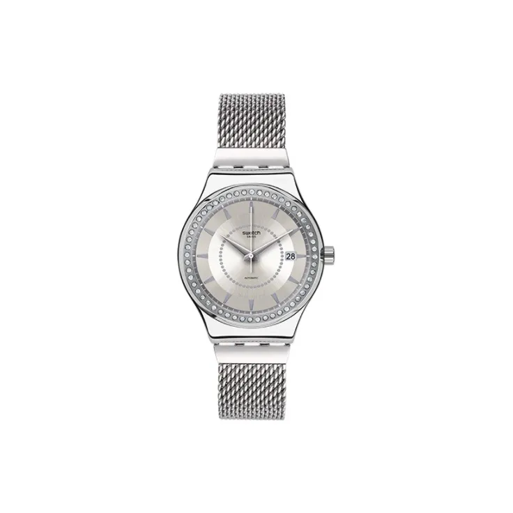 SWATCH Unisex Silver Watch YIS406G-0