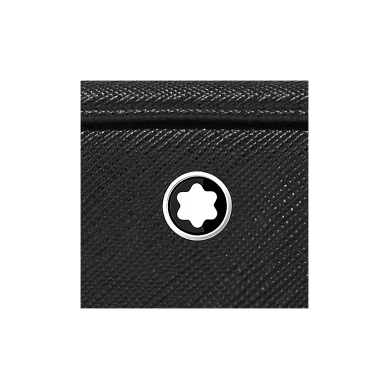 MONTBLANC Cow Leather Messenger Bag, Shoulder Bag, Crossbody Bag Nano Men's Black-6