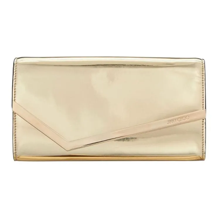 Jimmy Choo Emmie Mirrored Pouch Bag-0