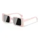 White Pink Frame with Gray Lens