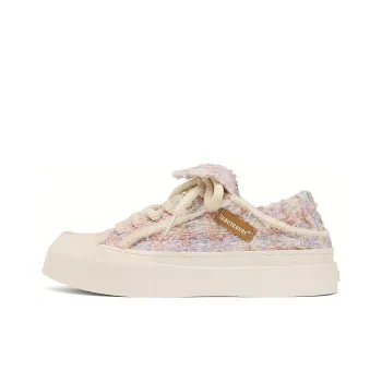 1xact Cover Skateboard Shoes Women's Low Top Youth Pink/Cute Yellow/Light Beige