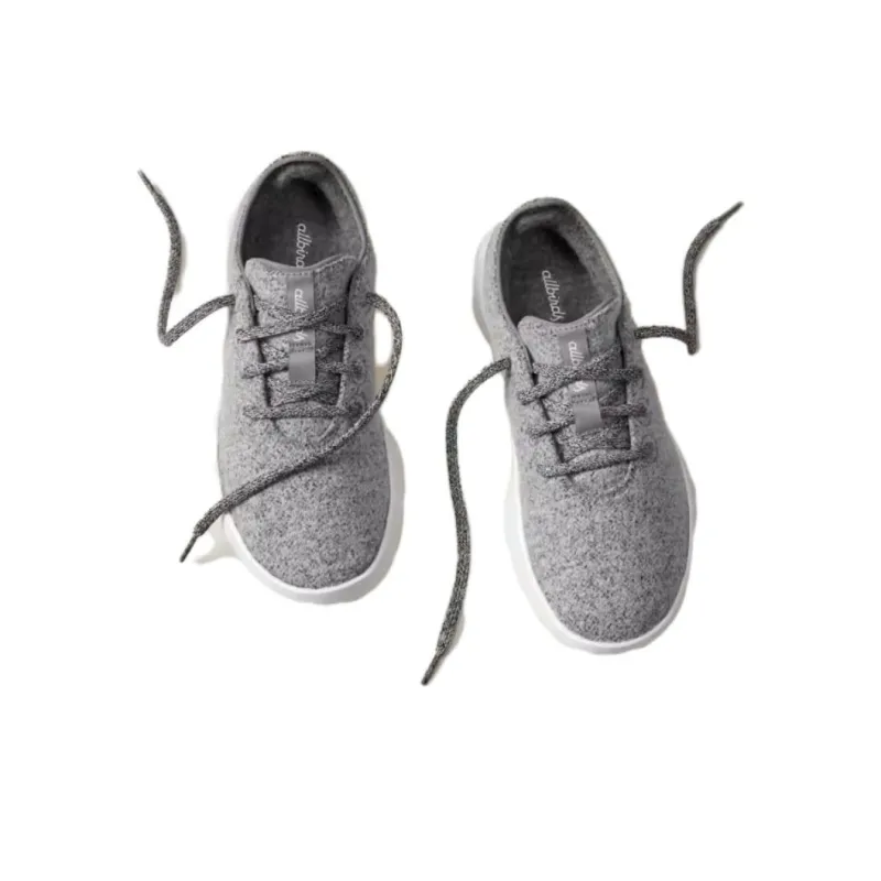 Allbirds Wool Runner Cushioning Wear-Resistant Low-Top Casual Shoes Unisex Gray-3