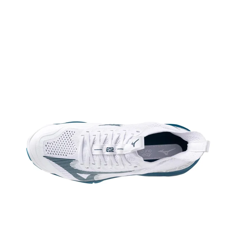 Mizuno Wave Lightning Neo 2 'White Sailor Blue'-2