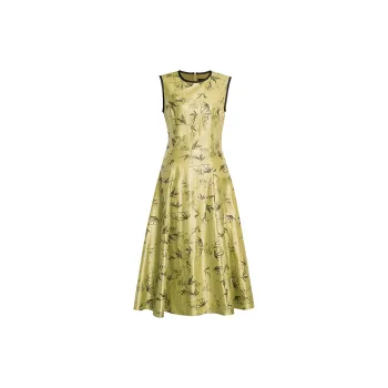 ROEYSHOUSE Sleeveless Dress Women's Copper Yellow