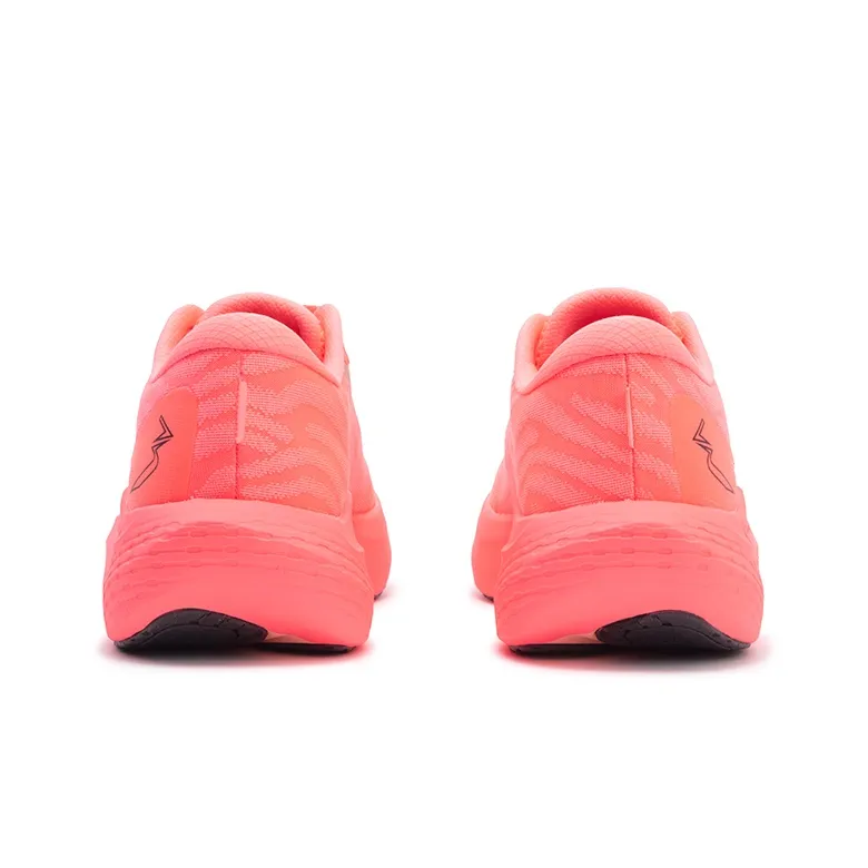 361° Anti Slip Wear Resistant Breathable Lightweight Low Top Running Shoes Men's Fluorescent Begonia Pink-3