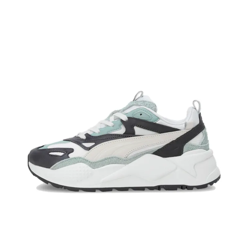 PUMA RS X Efekt Lu Slip Resistant Low Top Casual Shoes Women's White Black Green-0