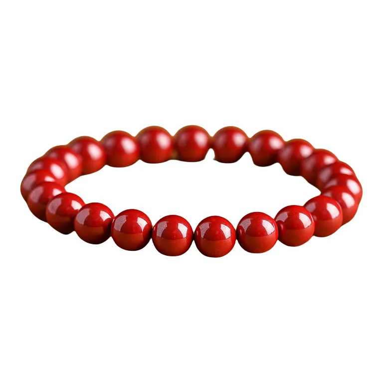Sweet Kisses Reconstructed Cinnabar Jade Bracelets Unisex-0