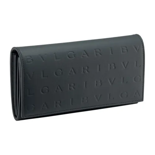 BVLGARI Logo Wallets