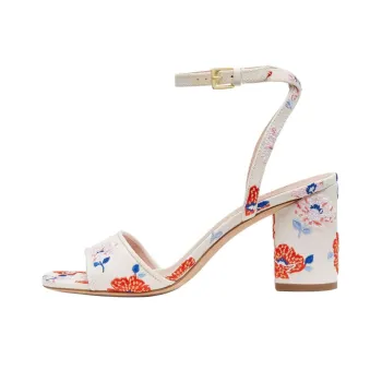 Kate Spade Delphine Strap Sandals 7.6cm Women's White Red