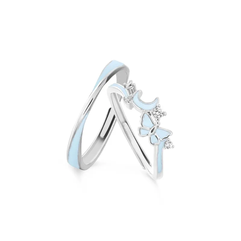 VIVIWELL S925 Silver Rings Unisex-3