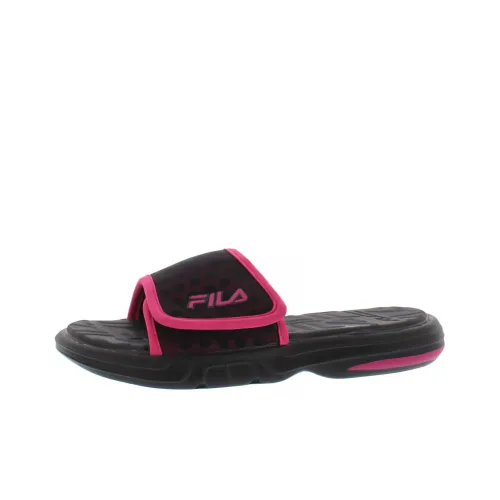 FILA Slip-Resistant Slide Slippers Women's Black