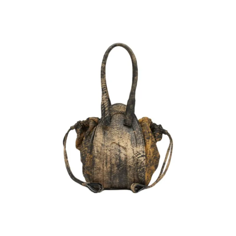 DIESEL 1DR Leather Bucket Bag-3
