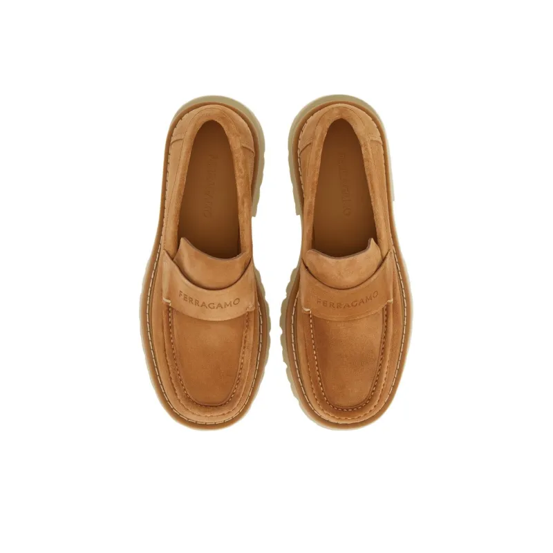FERRAGAMO Loafers Men's Light Umber-3