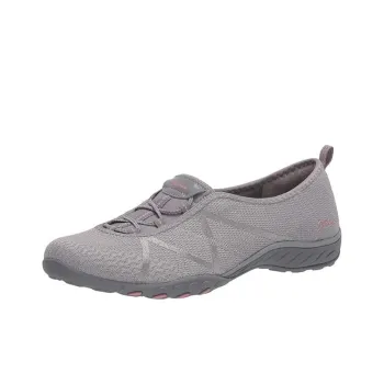 Skechers Breathe-Easy Wear-Resistant Lightweight And Balanced Low-Top Casual Shoes Women's Gray