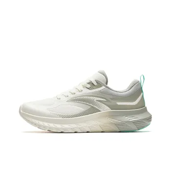Anta Lightweight And Breathable Low-Top Running Shoes Men's Gray White