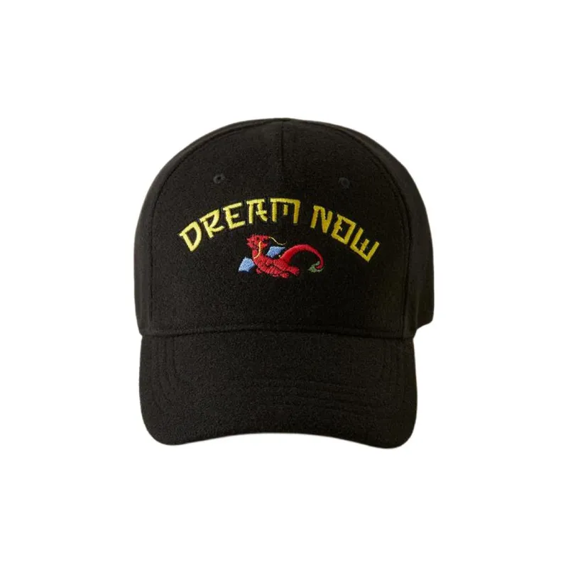 ZARA Polyester Cotton Baseball Caps Kids' Black-1