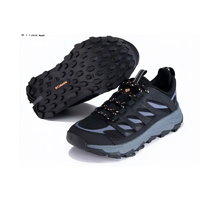 Columbia Anti Slip Wear Resistant Low Top Trekking Shoes Women's Black-4
