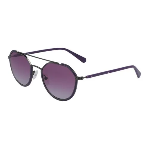 CK/Calvin Klein Oval Sunglasses Men's Black